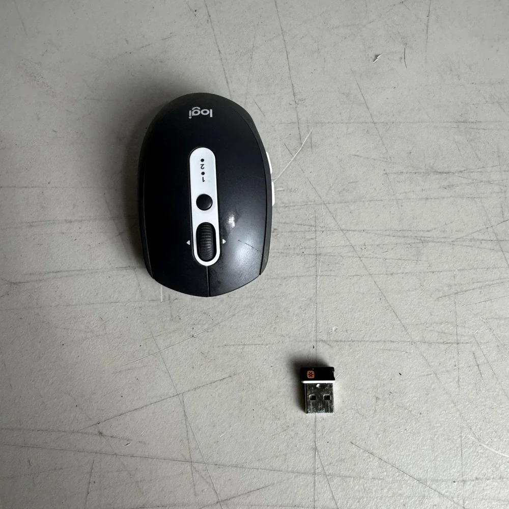 Logitech - M585 Multi Device Wireless Bluetooth Mouse - with Dongle - Gray